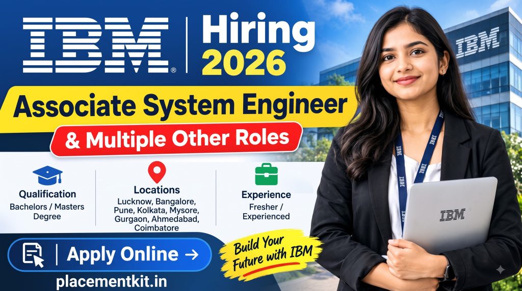 IBM Associate System Engineer Recruitment 2026