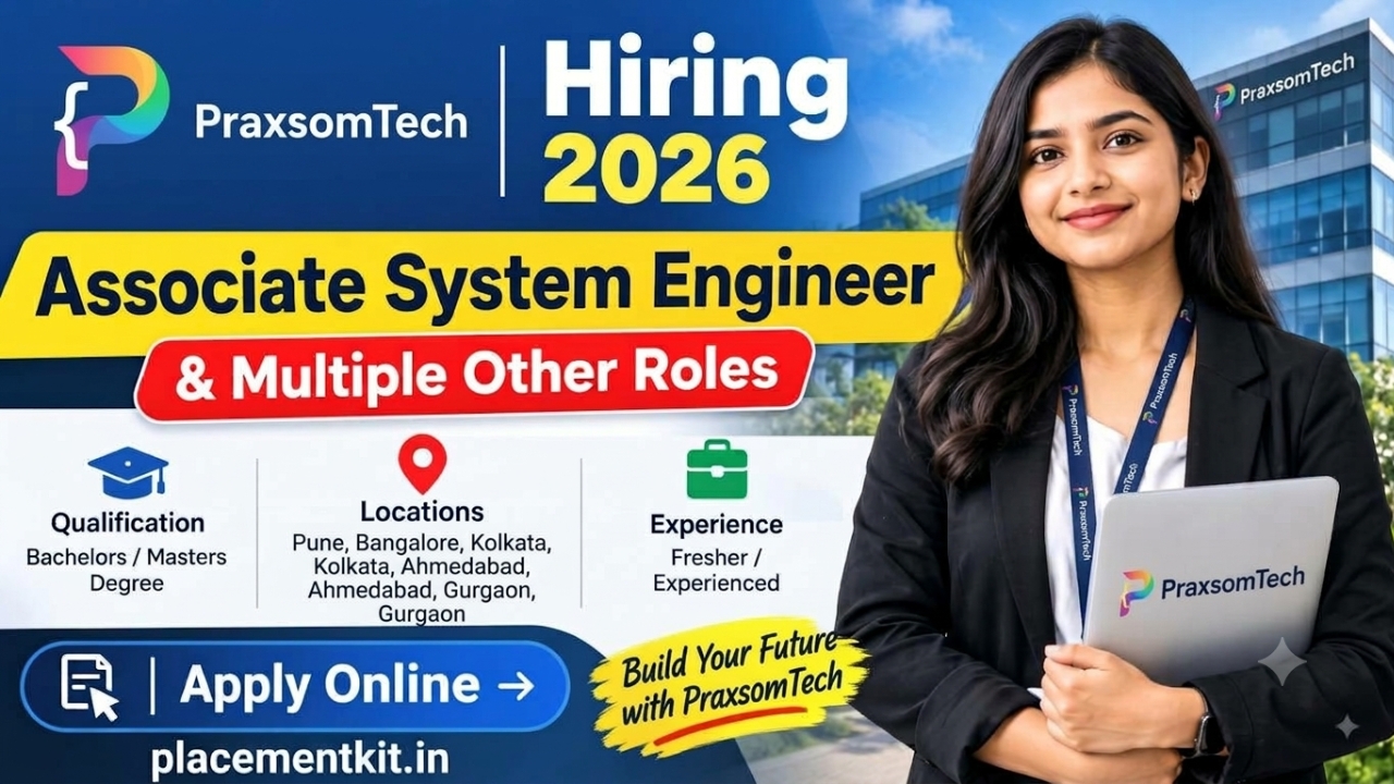 PraxsomTech Internship 2026 | Java / Software Development Intern | Pune | Freshers Apply Online
